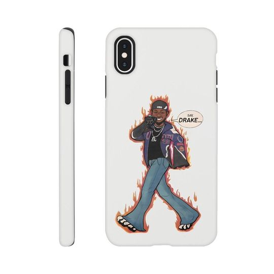 Kendrick Lamar 'Say Drake' Comic Print iPhone Case