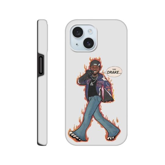 Kendrick Lamar 'Say Drake' Comic Print iPhone Case