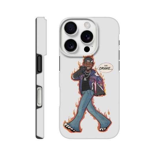 Kendrick Lamar 'Say Drake' Comic Print iPhone Case