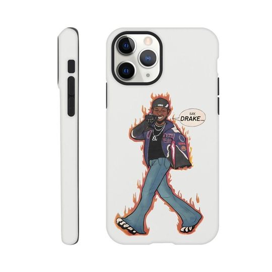 Kendrick Lamar 'Say Drake' Comic Print iPhone Case