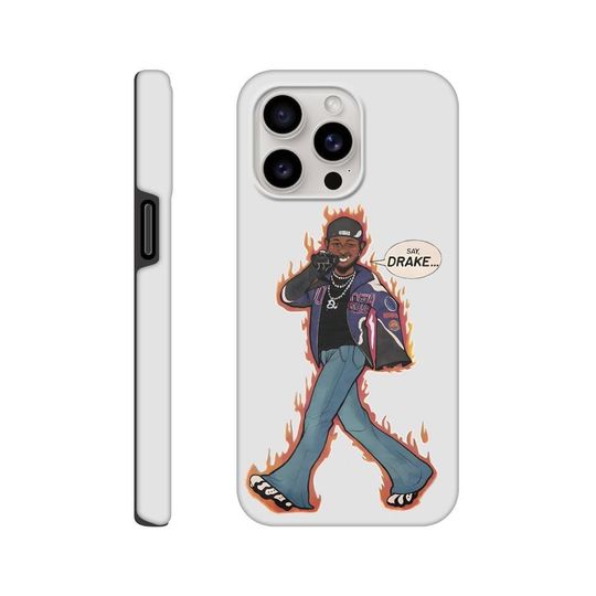Kendrick Lamar 'Say Drake' Comic Print iPhone Case