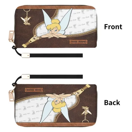 Tinkerbell Cartoon Women Leather Handbag