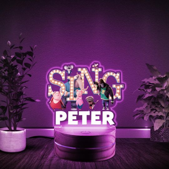 Personalized Trash Truck Night Light, A Trash Truck Christmas Light, Giant Jack Light, Trash Truck Kid Light, Keepsake Night Light