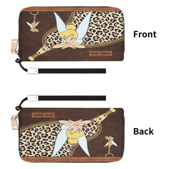 Tinkerbell Cartoon Women Leather Handbag