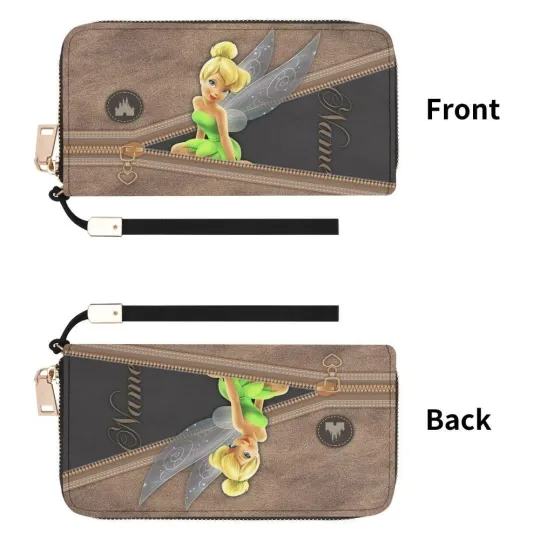 Tinkerbell Cartoon Women Leather Handbag