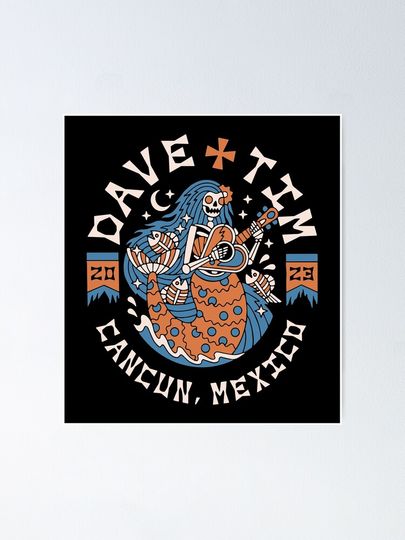 Cancun Mexico Concert Poster