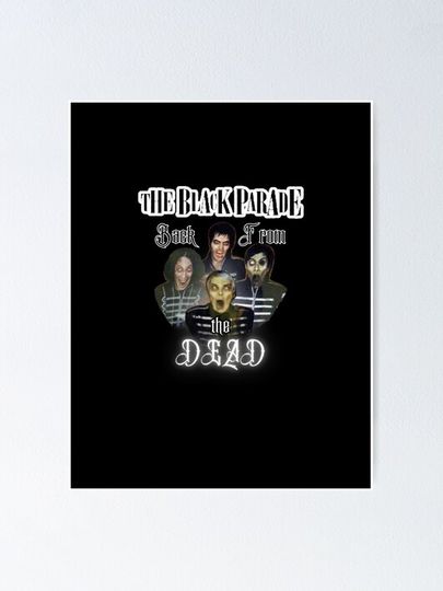 MCR The Black Parade Back From the Dead- 2025 Tour Poster