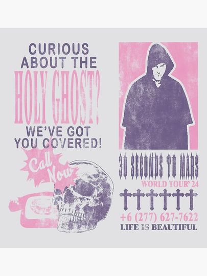Life is Beautiful Holy Ghost Poster