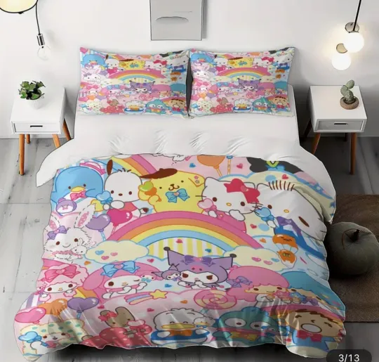 Hello Kitty And Friends Bedding Set