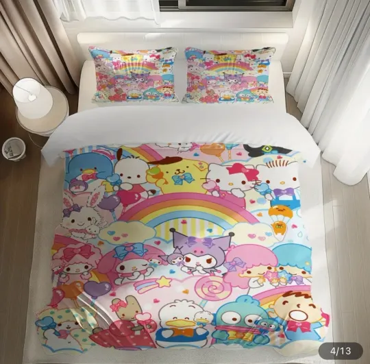 Hello Kitty And Friends Bedding Set