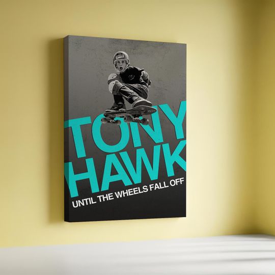 Tony Hawk Until the Wheels Fall Off (2022) Movie Posters, Wrapped Poster, Wall Art, Room Decoration, Retro Aesthetics