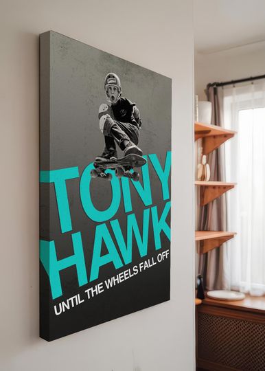 Tony Hawk Until the Wheels Fall Off (2022) Movie Posters, Wrapped Poster, Wall Art, Room Decoration, Retro Aesthetics