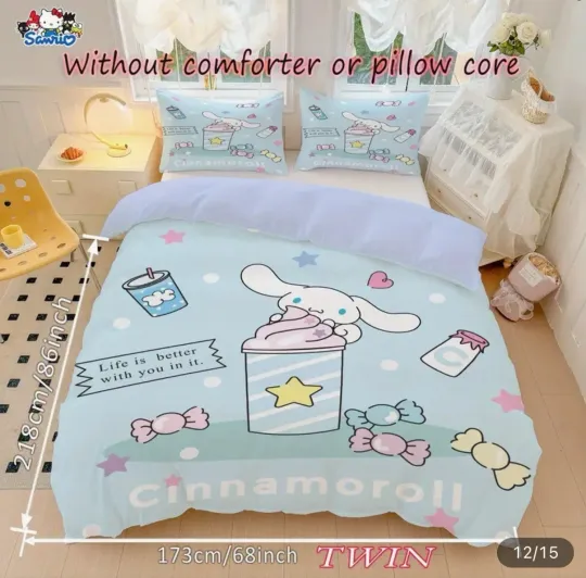 Cinnamoroll Bedding Set