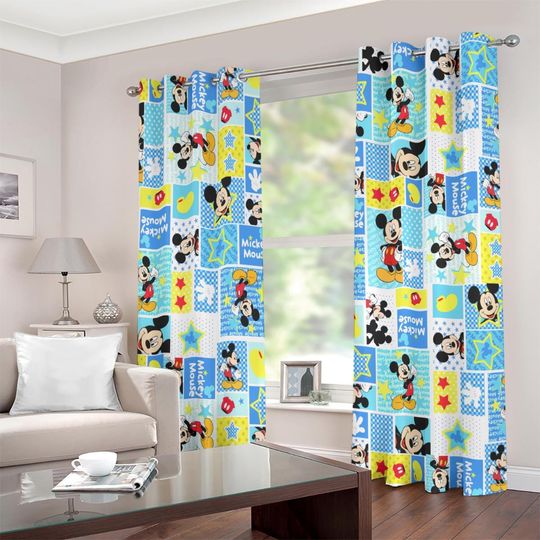 Mickey Mouse Window Curtains