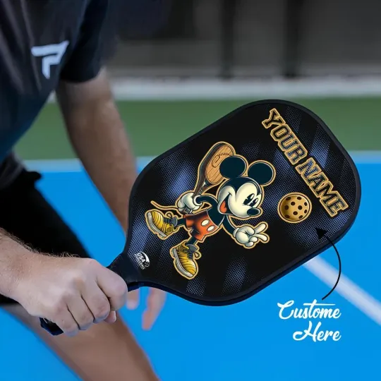 Personalized Mickey Pickleball Paddle, Disney Pickleball, Pickleball Gift for
