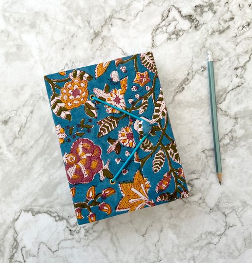 Fair Trade Block Print Journal, Notebook, Diary Eco-friendly and Handmade