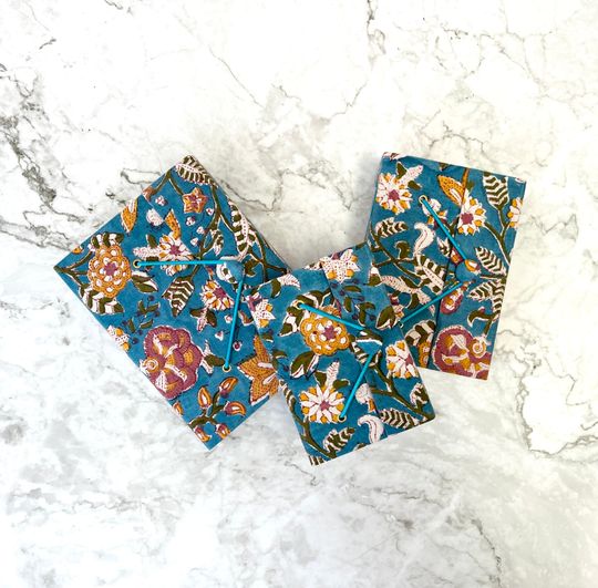Fair Trade Block Print Journal, Notebook, Diary Eco-friendly and Handmade