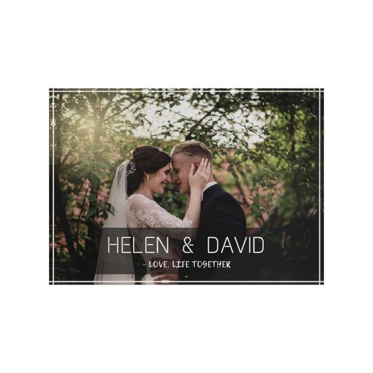 Personalized Acrylic Photo Block | Custom Memory Keepsake | Wedding, Anniversary & Home Decor Gift