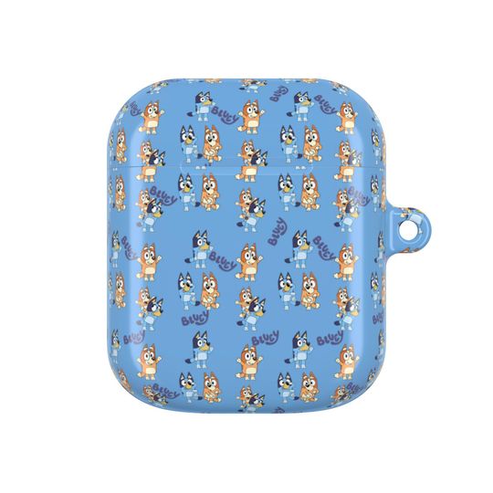 BlueyDad and Bingo Blue AOP Airpods Case Cover
