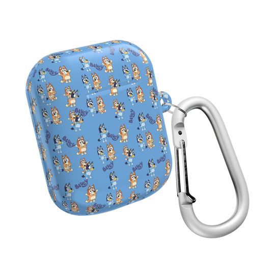 BlueyDad and Bingo Blue AOP Airpods Case Cover