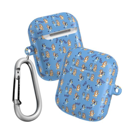 BlueyDad and Bingo Blue AOP Airpods Case Cover