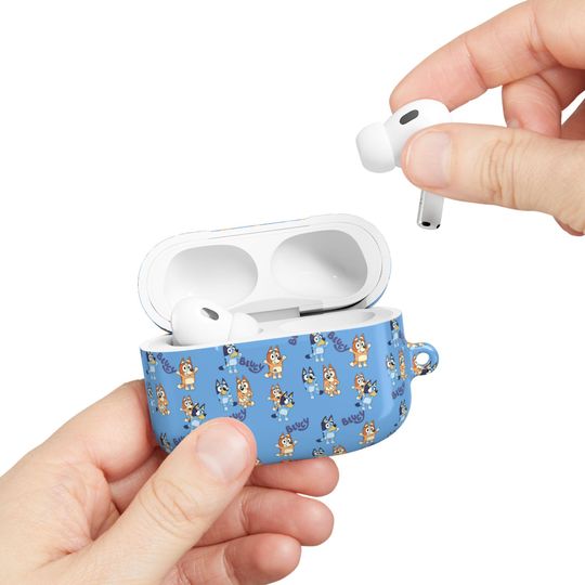 BlueyDad and Bingo Blue AOP Airpods Case Cover