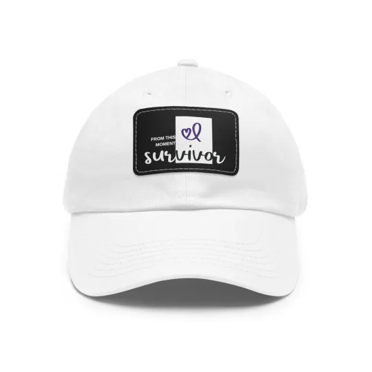 Dad Hat with Leather Patch