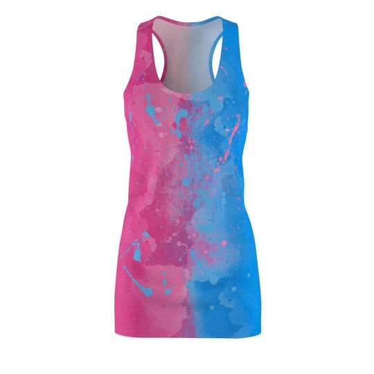 Pink or Blue Sleeping Beauty Inspired - Women's Racerback Dress