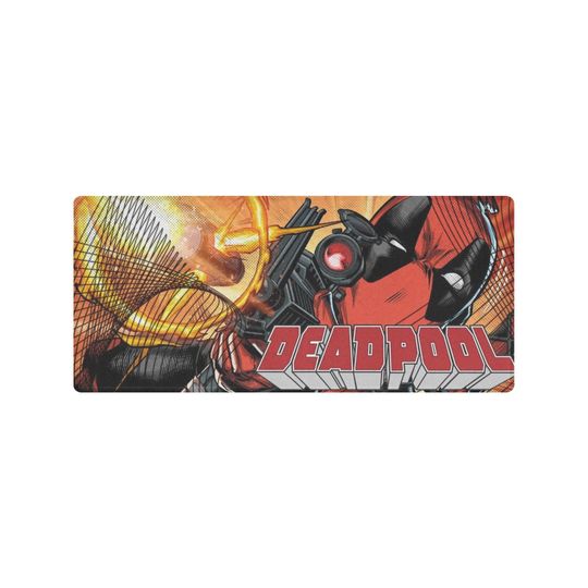 Deadpool Desk Mat Suitable for Gamers, Content Creators, and Others