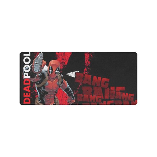 Deadpool Desk Mat Suitable for Gamers, Content Creators, and Others