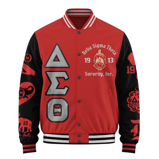 Delta Sigma Theta Baseball Jacket