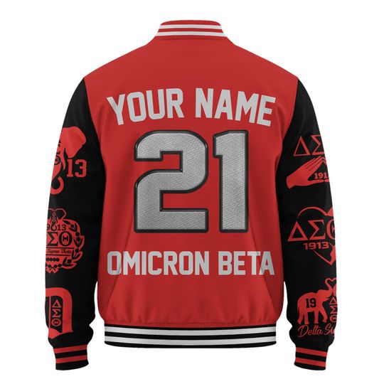 Delta Sigma Theta Baseball Jacket