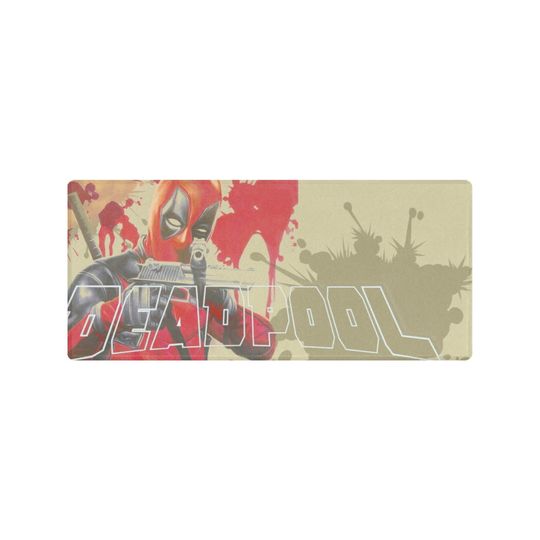 Deadpool Desk Mat Suitable for Gamers, Content Creators, and Others