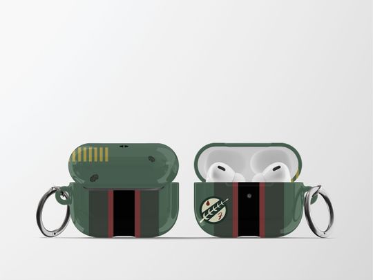 Boba Fett Stripes AirPods Case