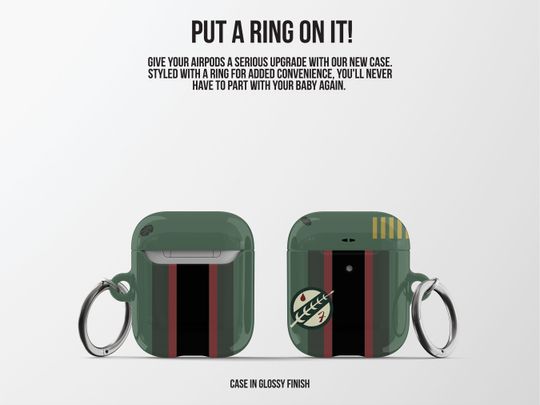 Boba Fett Stripes AirPods Case