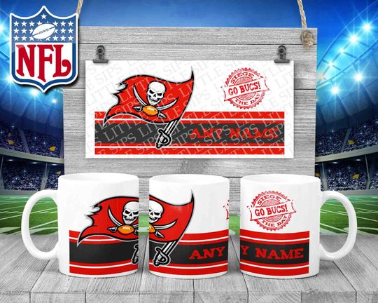 Tampa Bay Buccaneers - football Themed Personalised Mug