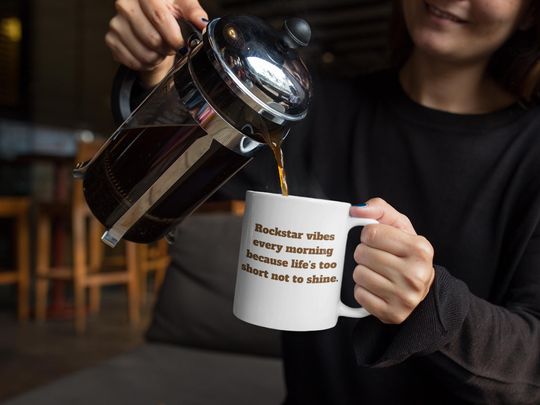 Customizable Rockstar Vibes Mug | Perfect for Fans