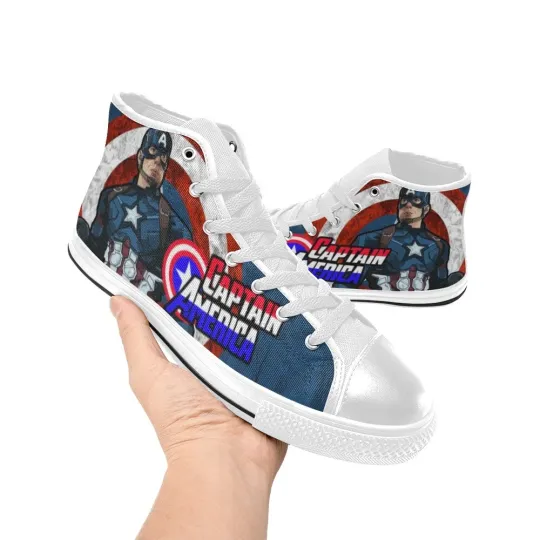 Captain America High Top Sneakers