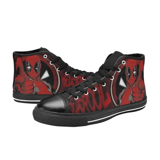 Deadpool High Top Sneakers