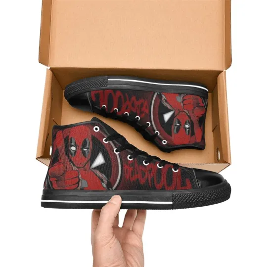 Deadpool High Top Sneakers