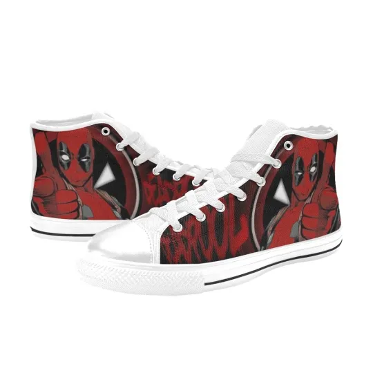 Deadpool High Top Sneakers