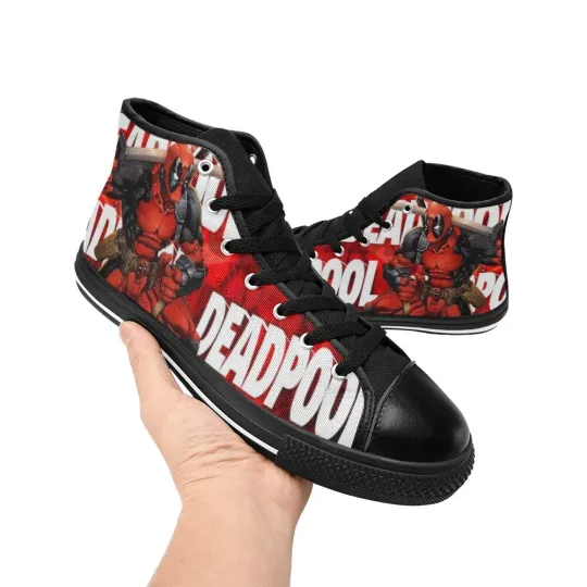 Deadpool High Top Sneakers