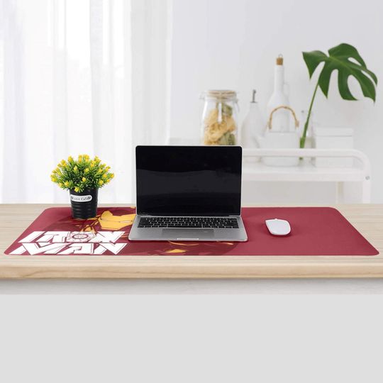 Iron Man Desk Mat Suitable for Gamers, Content Creators, and Others