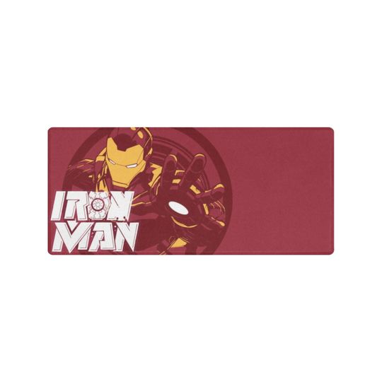Iron Man Desk Mat Suitable for Gamers, Content Creators, and Others