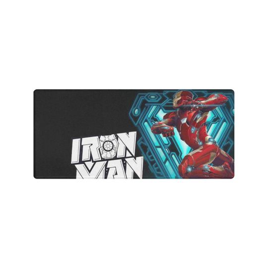 Iron Man Desk Mat Suitable for Gamers, Content Creators, and Others