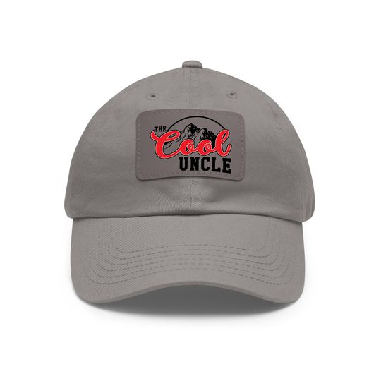 Fathers Day Uncle Gift, The Cool Uncle Hat, Uncle with Leather Patch, Uncle Hat, Best Uncle Gift, Cool Uncle Hat, Funny Uncle Gift Cap