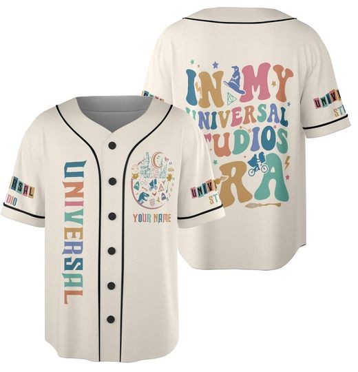 Retro Universal Studios 2025 Baseball Jersey, Universal Studios Trip Shirt, Universal Orlando Shirt, In My Universal Studios Era