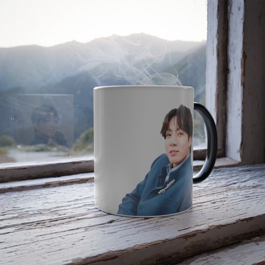 Jungkook Color Changing Mug, 11oz | BTS Magic Mug