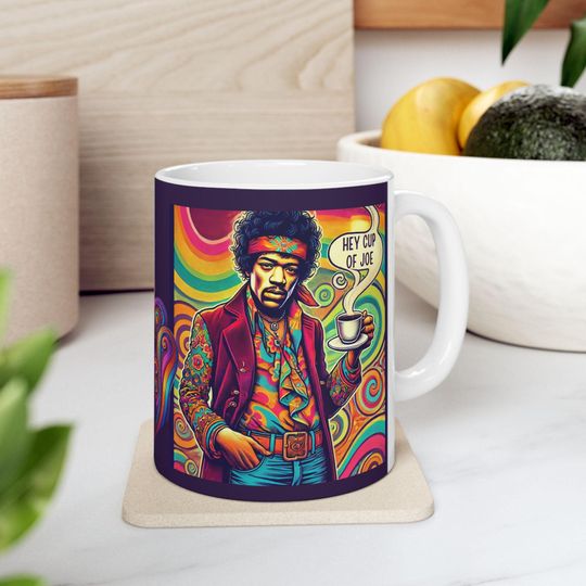 Hey Cup of Joe Jimi Hendrix-Inspired Mug