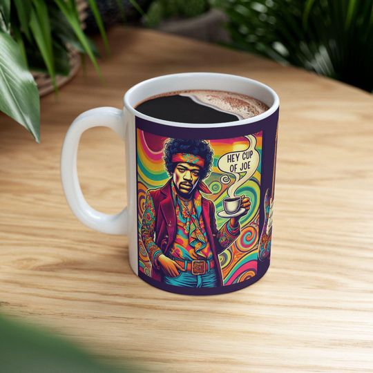 Hey Cup of Joe Jimi Hendrix-Inspired Mug